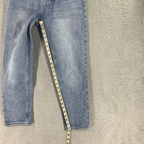 Y2K Baggy Jeans Union Bay Womens High Waist Straight Jrs 5 Vtg 90s Cotton - Picture 4 of 15